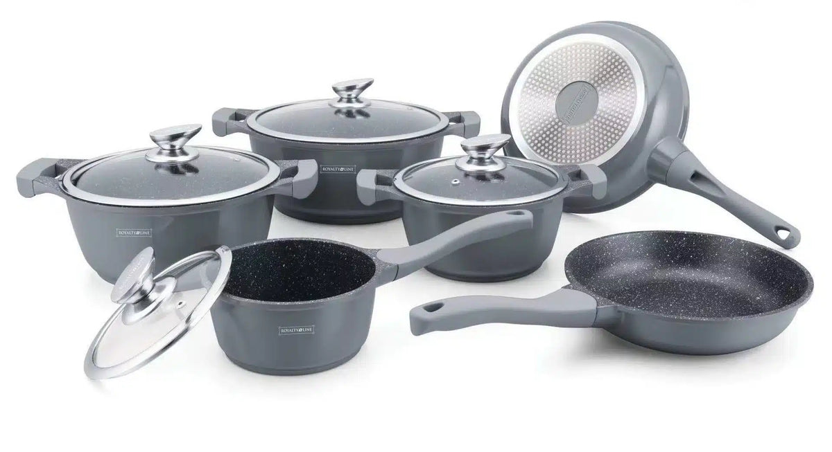 Royalty Line 10-Piece Aluminum Cookware Set