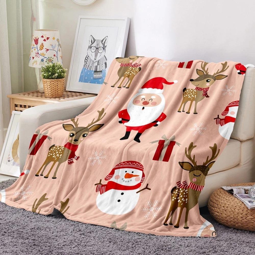 Christmas Printing Flannel Blanket
