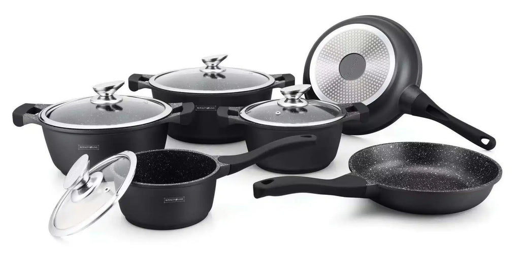 Royalty Line 10-Piece Aluminum Cookware Set