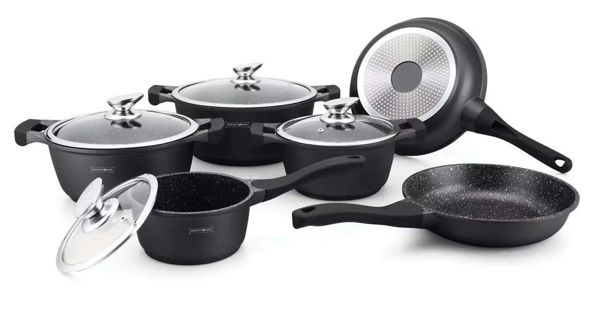 Royalty Line 10-Piece Aluminum Cookware Set