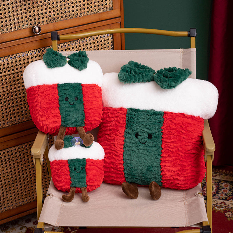 Christmas Gingerbread Man Plush Cushion
