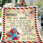 Printed Flannel Wrap Blanket