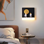 Moderne LED-Wandleuchte Astronaut