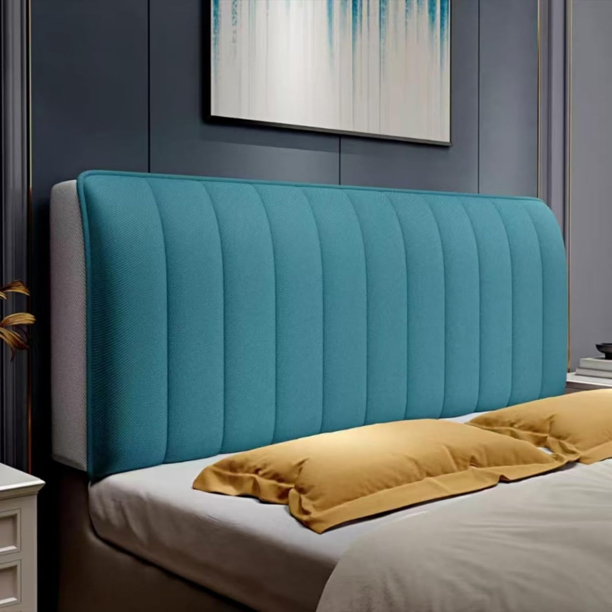 Velvety Soft Headboard Cover
