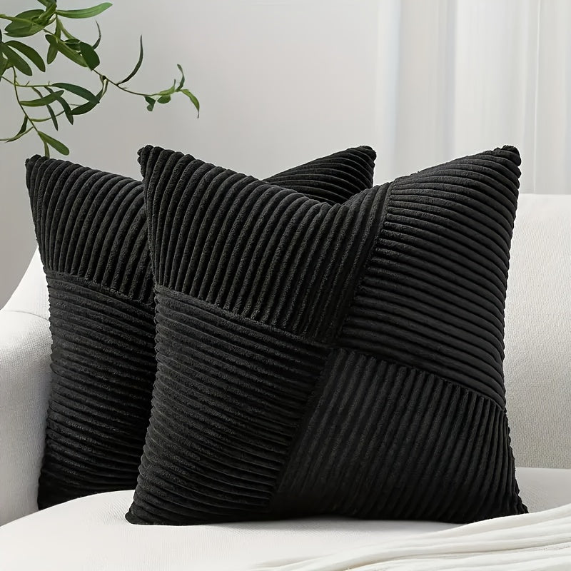 NordLiv Boho Style Velvet Pillowcase Set