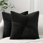 NordLiv Boho Style Velvet Pillowcase Set