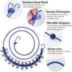 Portable Elastic Travel Laundry Rack