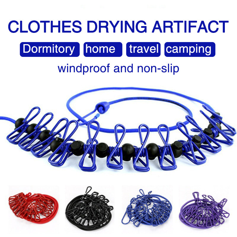 Portable Elastic Travel Laundry Rack