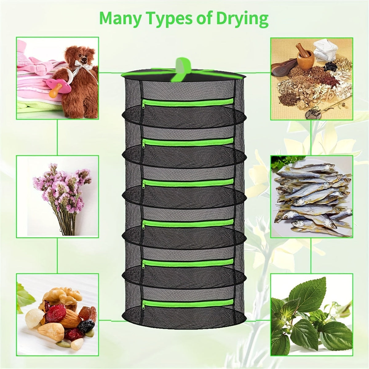 Foldable Herb Drying Rack