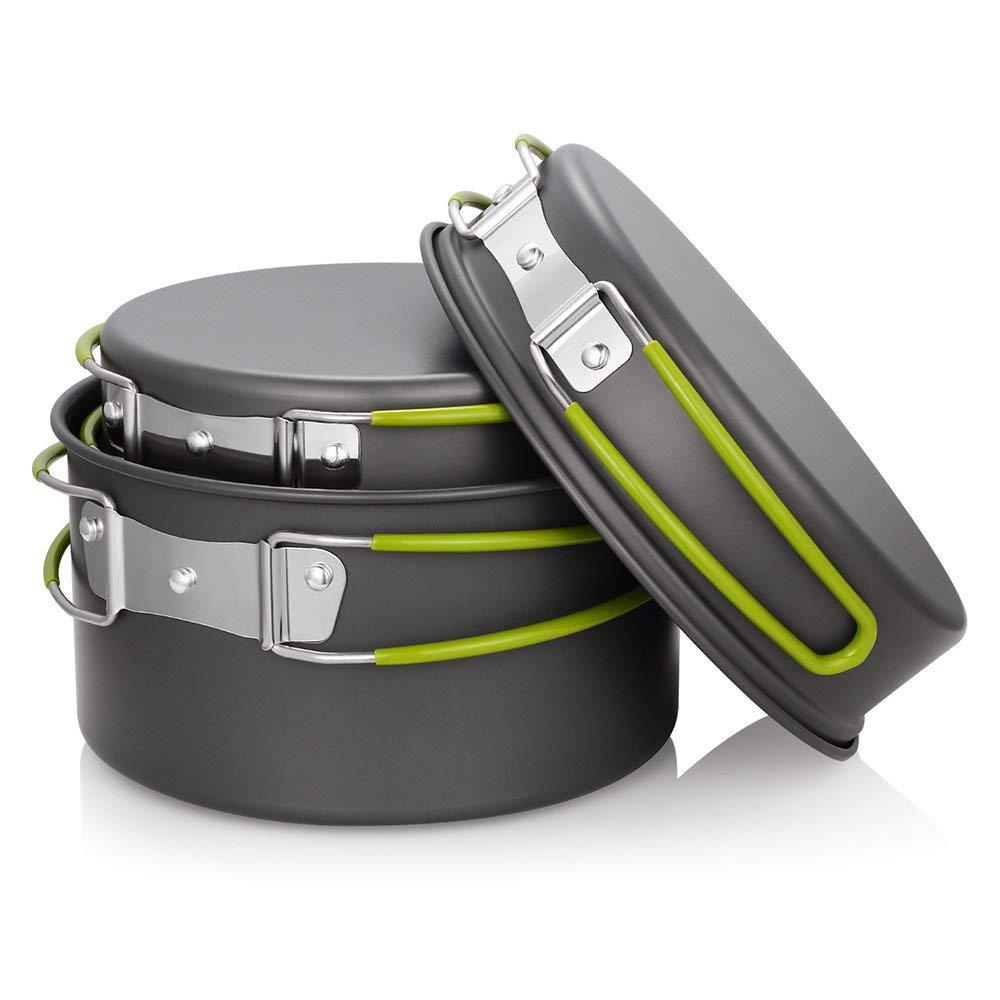 Lightweight Nonstick Nesting Camping Cookware Set