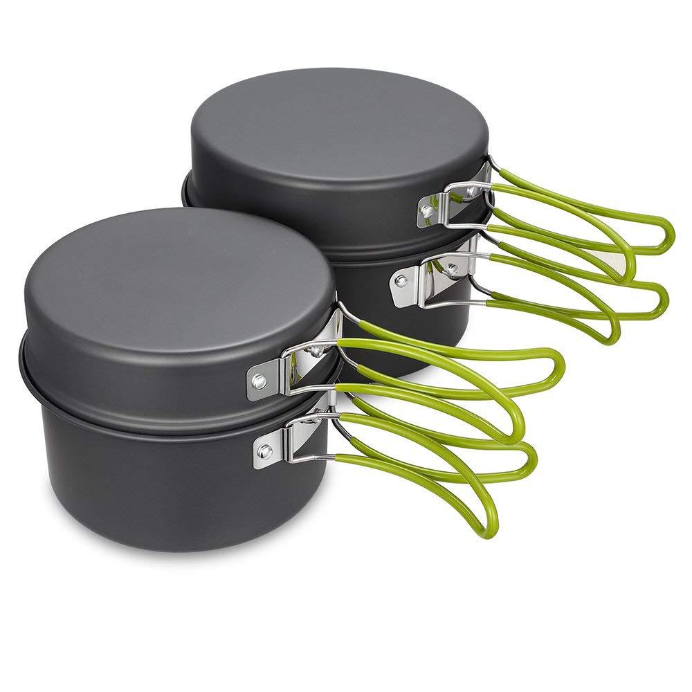 Lightweight Nonstick Nesting Camping Cookware Set