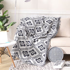 Floral Patterned Throw Blanket