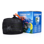 Lightweight Nonstick Nesting Camping Cookware Set
