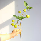 Decorative Faux Green Apple Stem