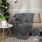 Textured Woven Cotton Blanket