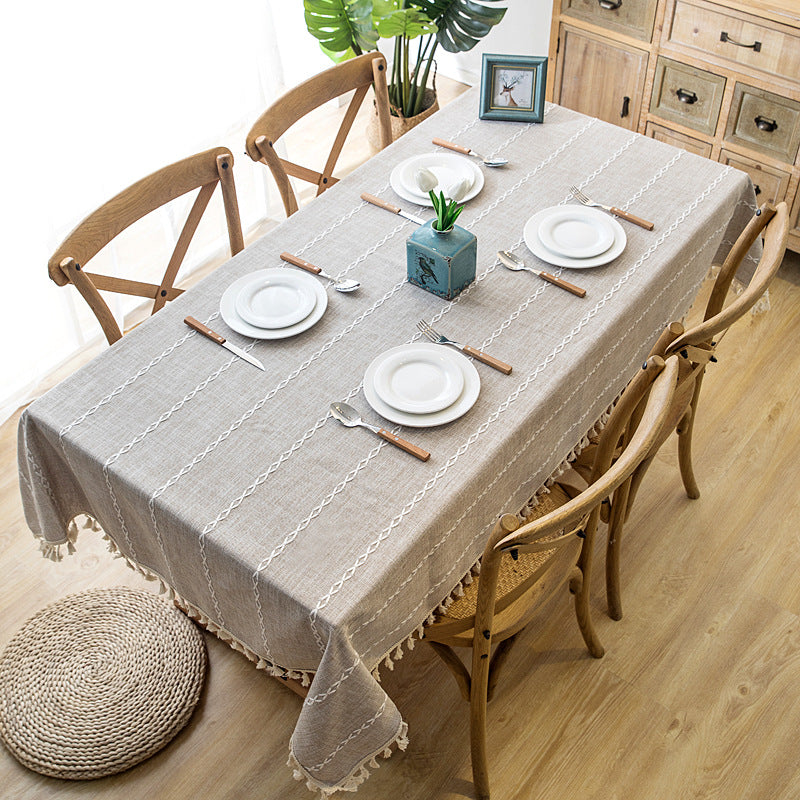 Elegante Tischdecke