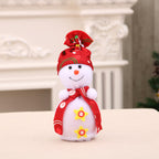 Decorative Plush Snowman Figurine