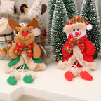 Decorative Plush Christmas Bear Ornament
