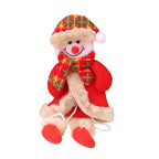 Decorative Plush Christmas Bear Ornament