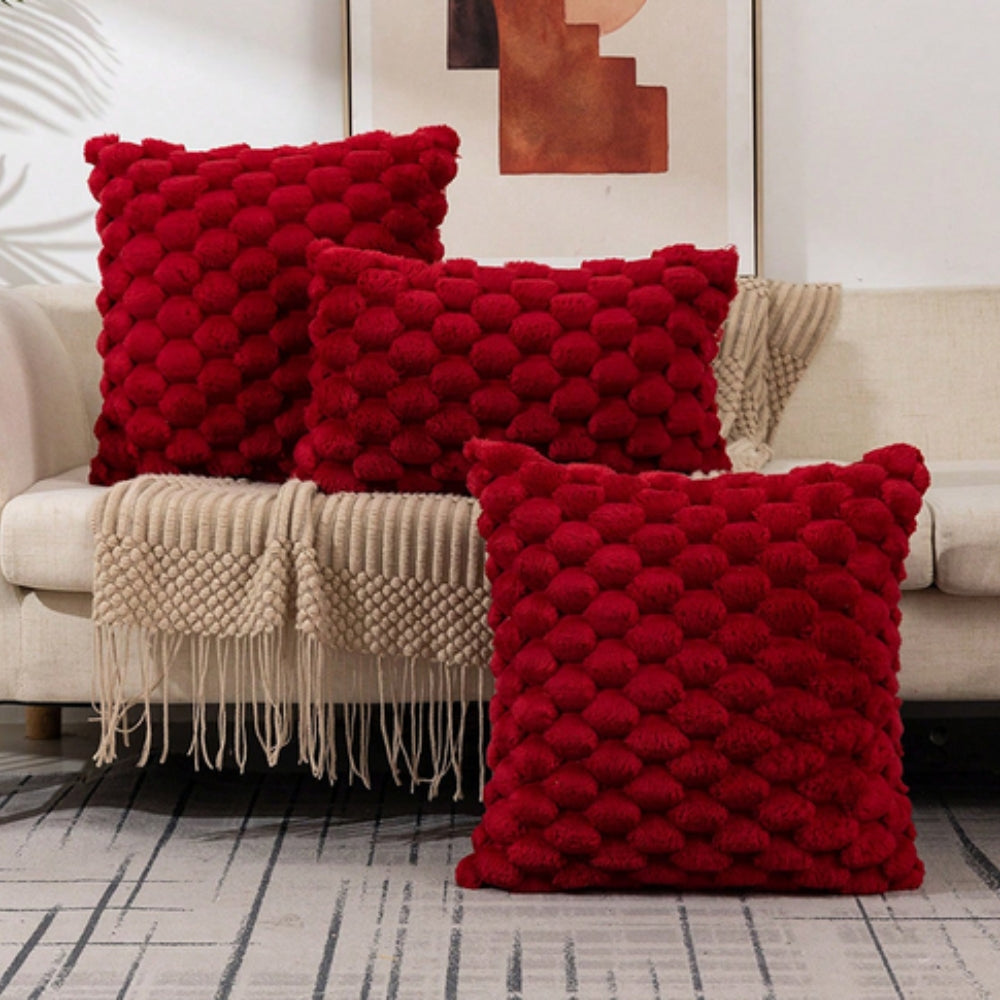 VelvetSoft Plüsch-Kissenbezug für Sofa oder Bett