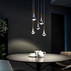 1-flammige Wassertropfen-LED-Pendelleuchte