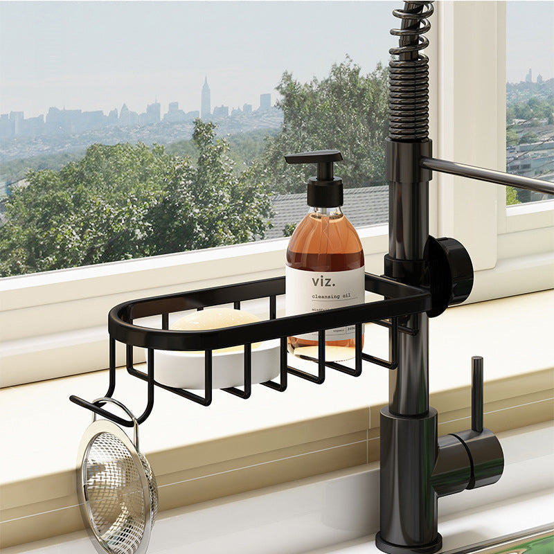 Shower Holder for Shampoo & Soap – Stainless Aluminium – No Drilling