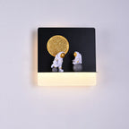 Moderne LED-Wandleuchte Astronaut