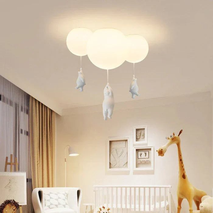 Kinder-Deckenleuchte Bär und Ballon