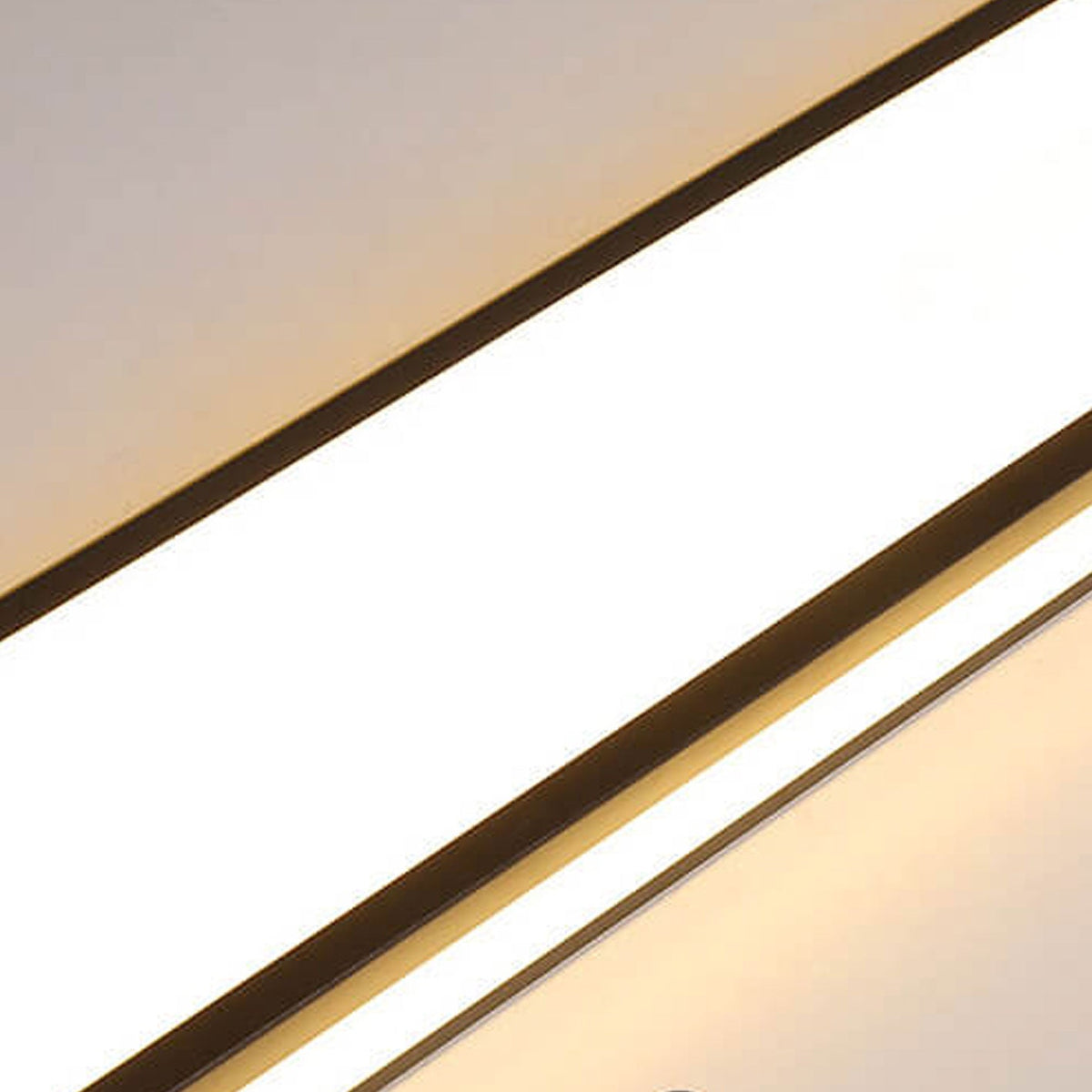 Deckenleuchte Acryl LED 48 cm flach für Flur Schlafzimmer modern