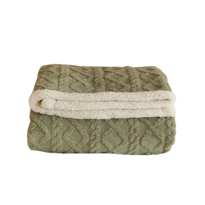 WarmWool Thick Lambswool Blanket