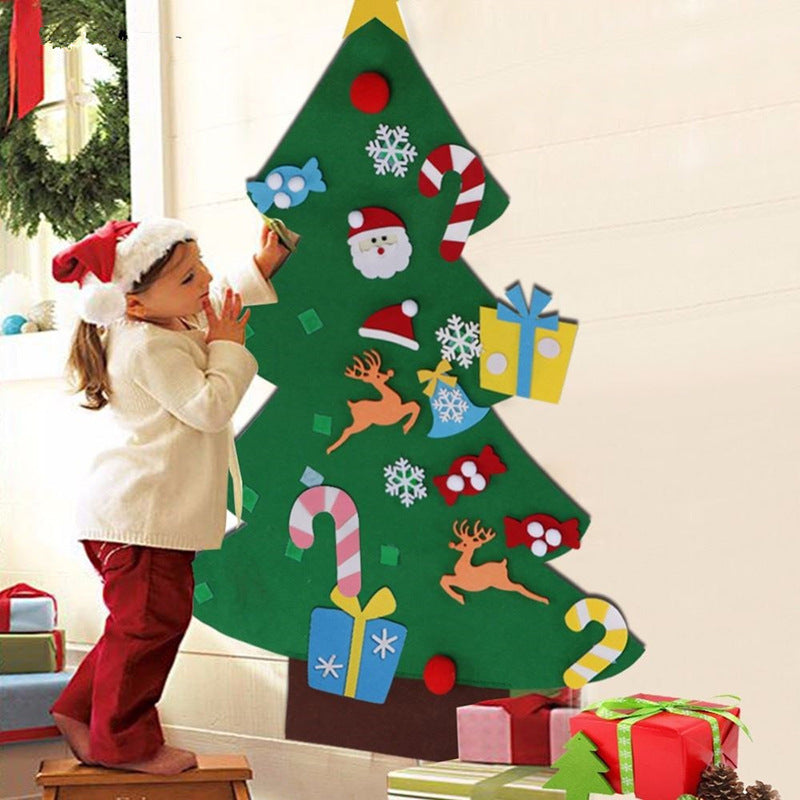 Decorative Felt Christmas Tree Wall Hanging