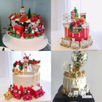 Decorative Christmas Train Figurine Set