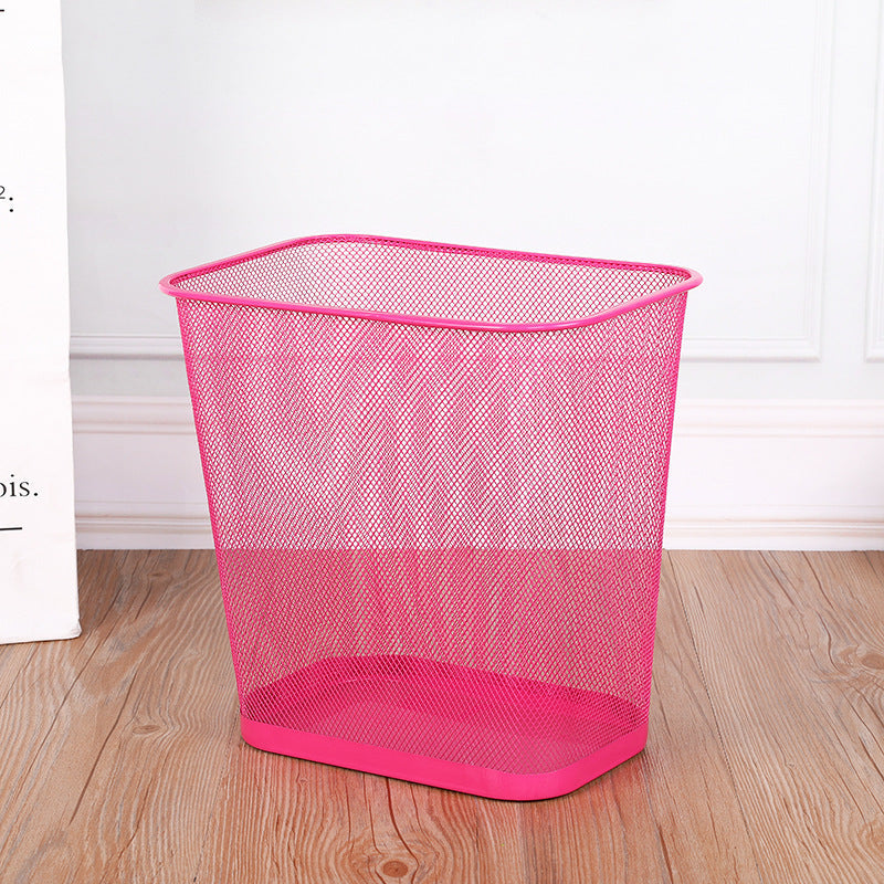 Stylish Wire Mesh Wastebasket