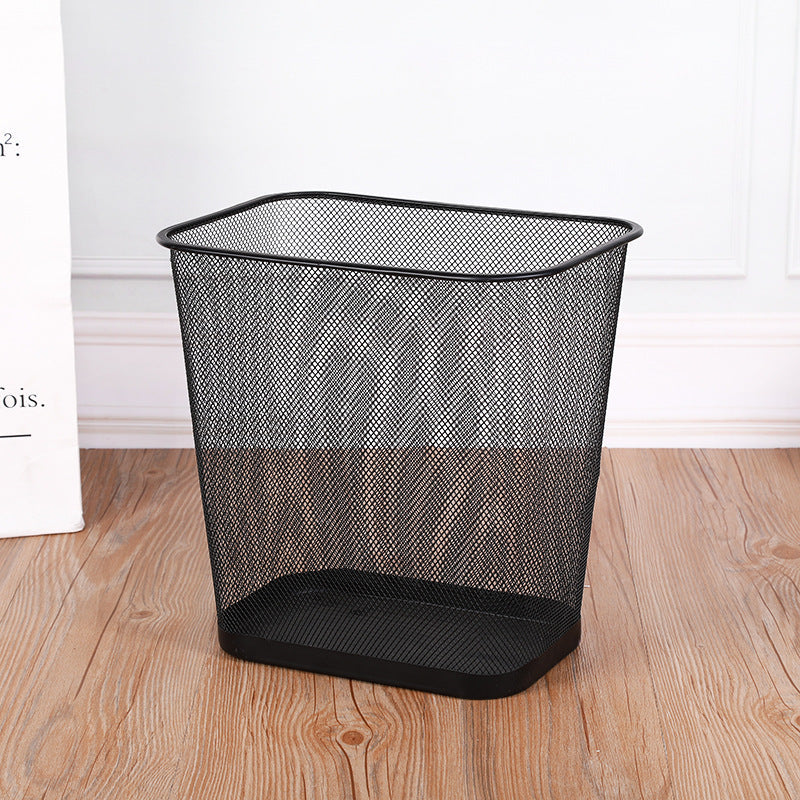 Stylish Wire Mesh Wastebasket