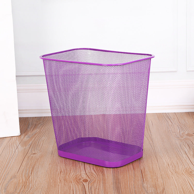 Stylish Wire Mesh Wastebasket