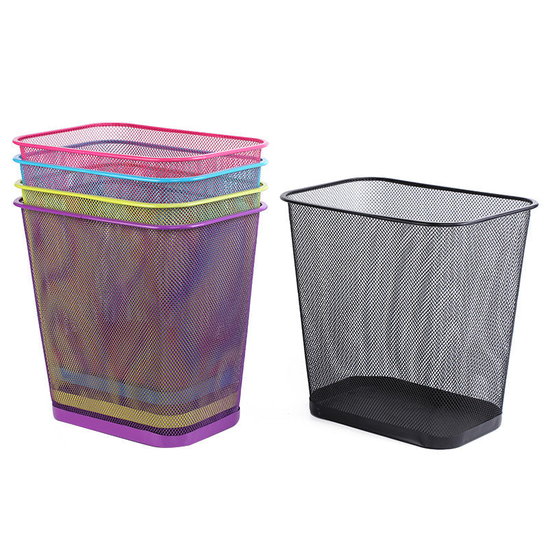 Stylish Wire Mesh Wastebasket