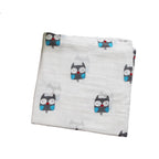Babydecke aus Baumwoll-Musselin mit Herzmuster