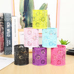 Schreibtisch-Organizer aus Metall mit Blumenmuster