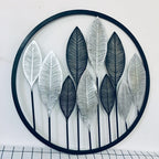 Decorative Gold Leaf Wall Art Sculpture