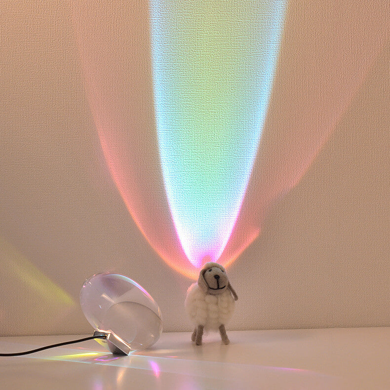 Kristall-Projektions-Tischleuchte LED