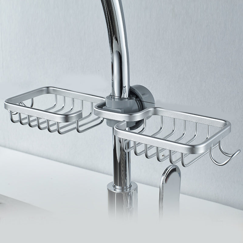 Shower Holder for Shampoo & Soap – Stainless Aluminium – No Drilling