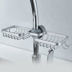 Shower Holder for Shampoo & Soap – Stainless Aluminium – No Drilling