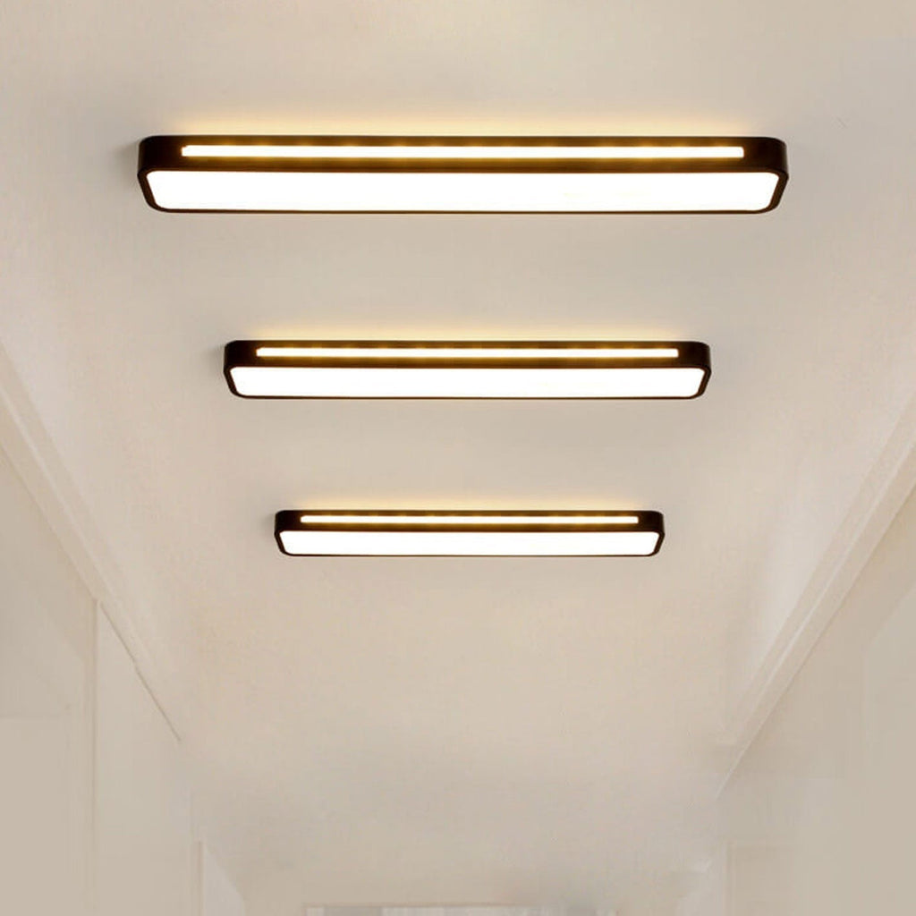 Deckenleuchte Acryl LED 48 cm flach für Flur Schlafzimmer modern