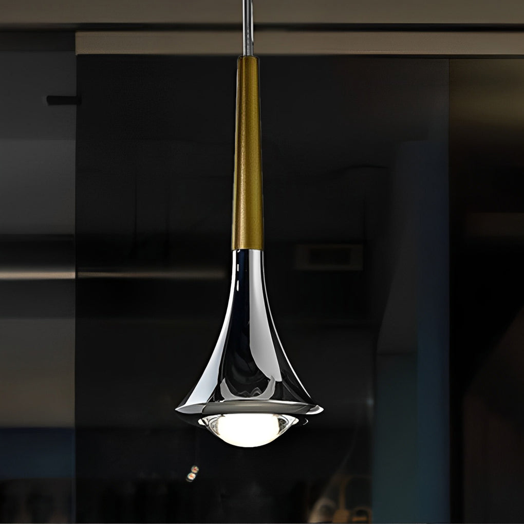 1-flammige Wassertropfen-LED-Pendelleuchte