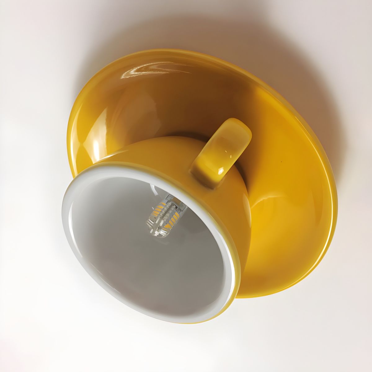 Deckenleuchte Keramik Kaffeetasse Form