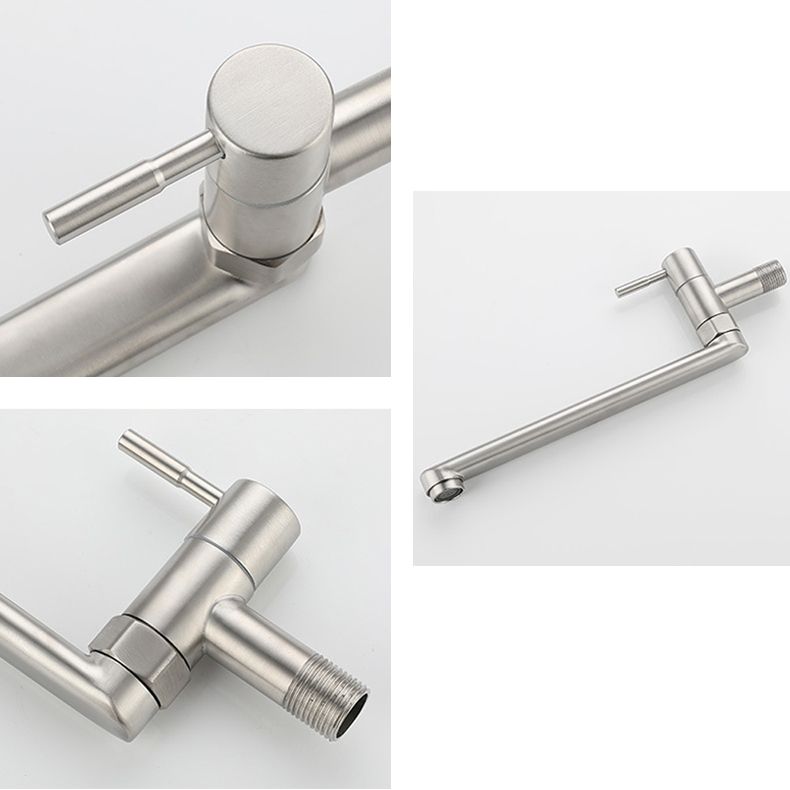 Stainless Steel Wall-Mounted Pot Filler