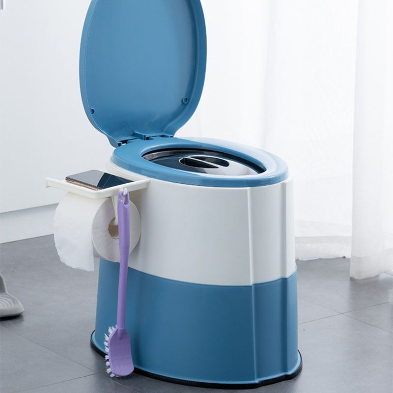 Moderne bodenstehende Kunststoff-Toilette