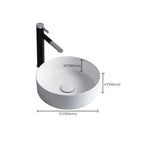 Modern Ceramic Round Vessel Sink