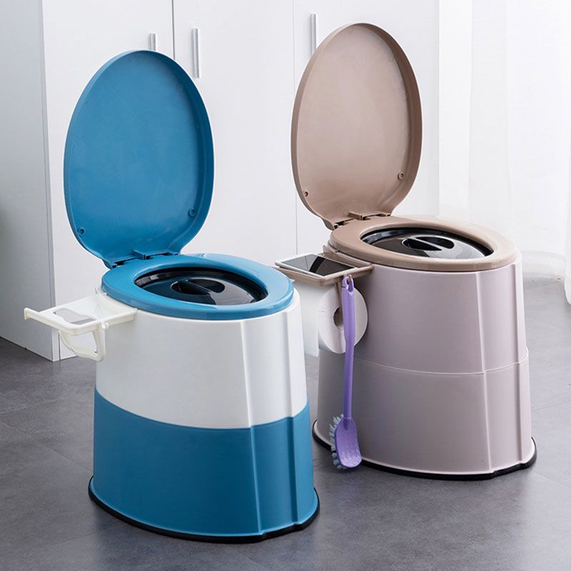 Moderne bodenstehende Kunststoff-Toilette