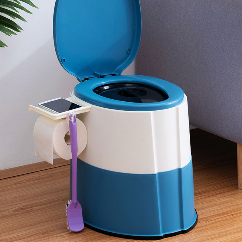 Moderne bodenstehende Kunststoff-Toilette
